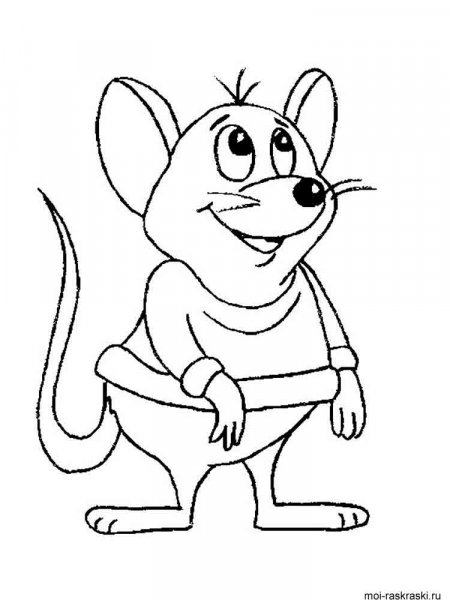 Mouse coloring pages