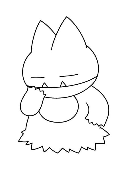 Pokemon Munchlax coloring pages - Free Printable