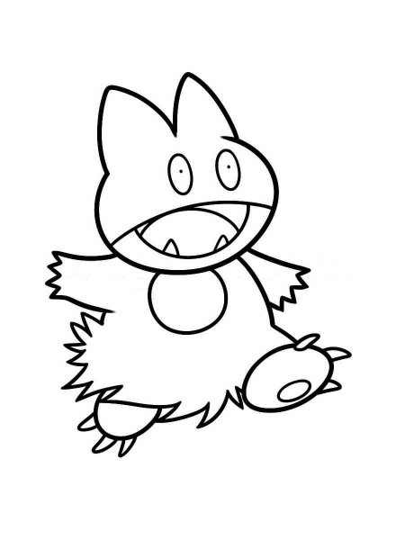 Pokemon Munchlax coloring pages - Free Printable