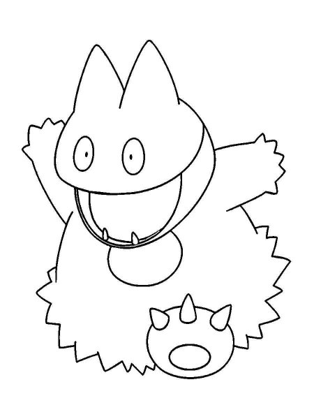 Pokemon Munchlax coloring pages - Free Printable