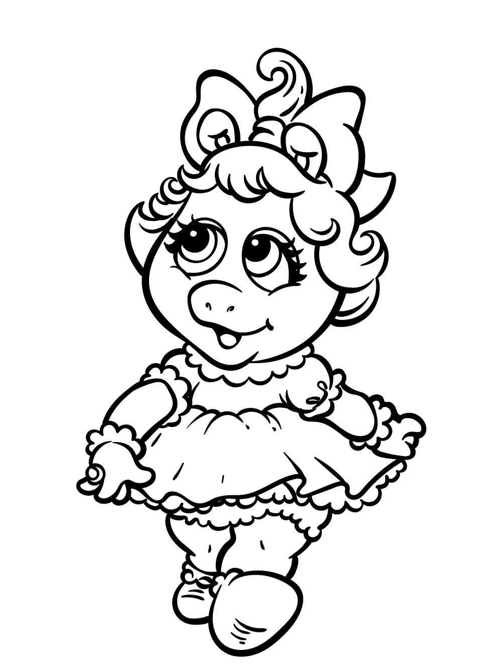 Muppet Babies coloring page - Free printable