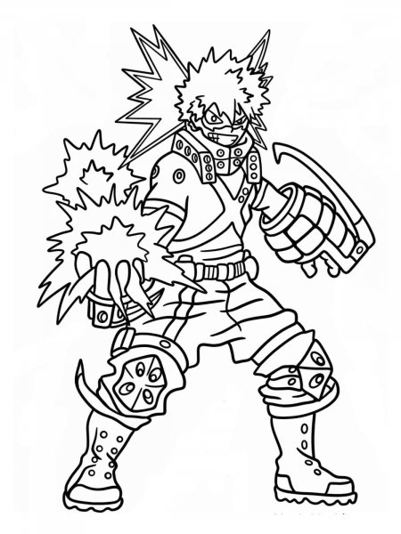 My Hero Academia coloring pages