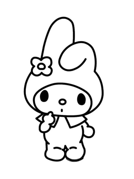 My Melody Coloring Pages