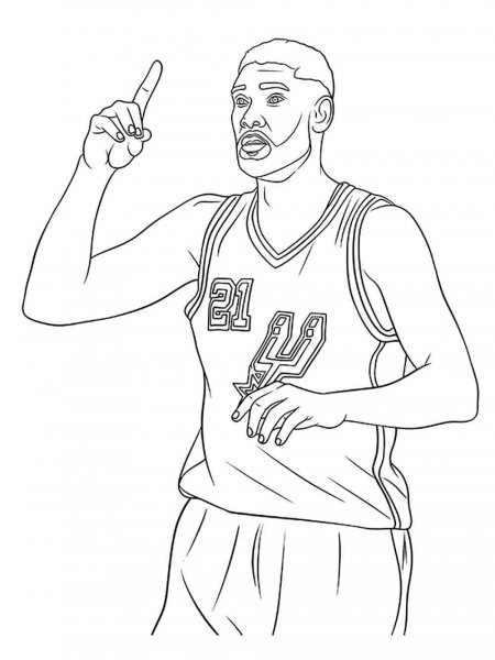 NBA coloring pages