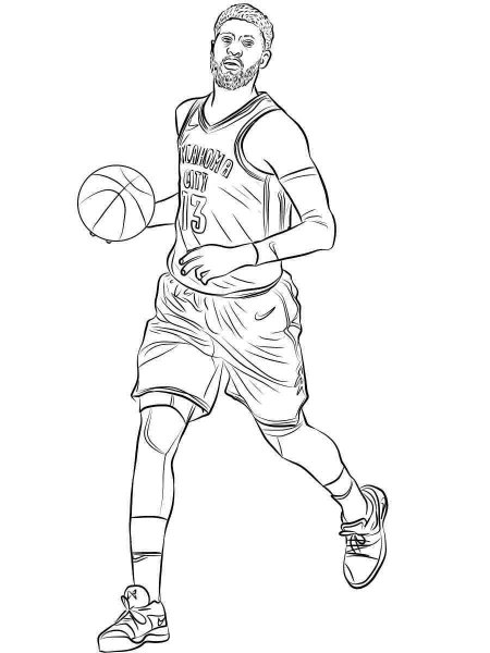 NBA coloring pages