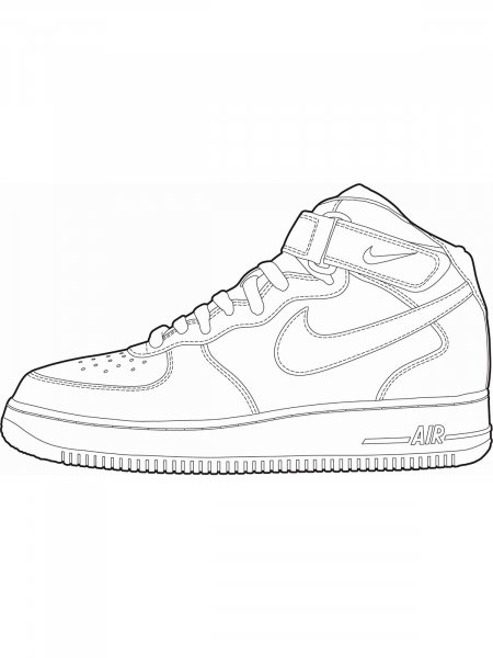 Nike coloring pages