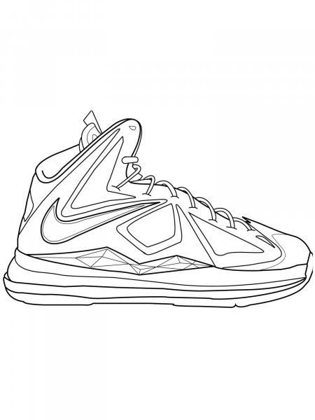 Nike coloring pages