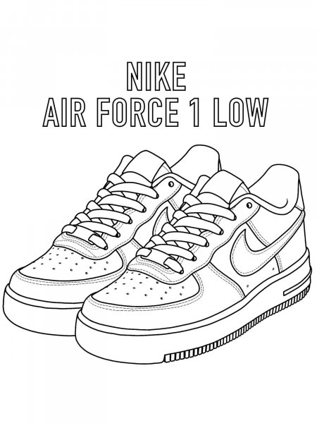 Nike coloring pages