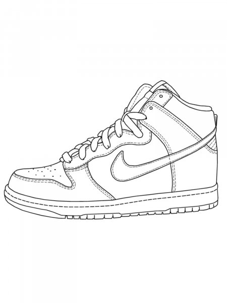 Nike coloring pages