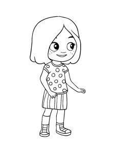 Nina's World coloring pages
