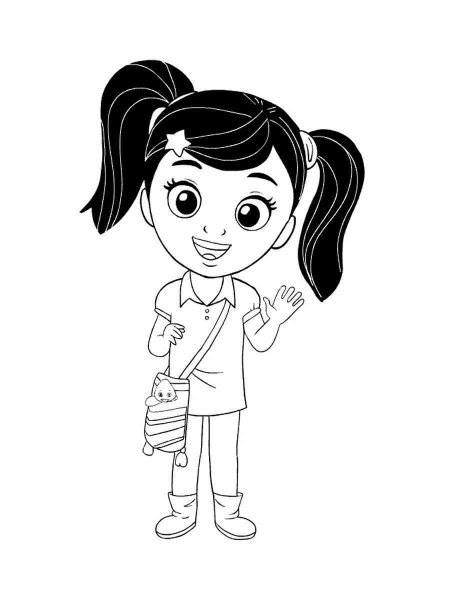 Nina's World coloring pages