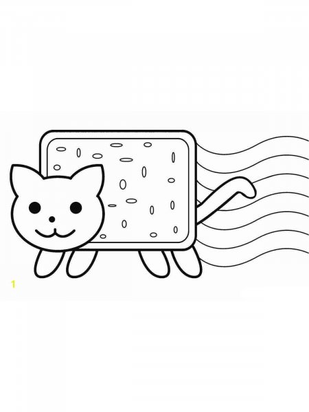 Nyan Cat coloring pages