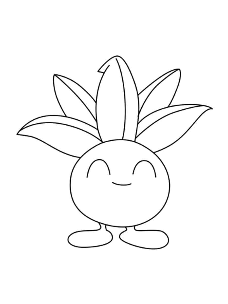 coloring pages oddish pokemon