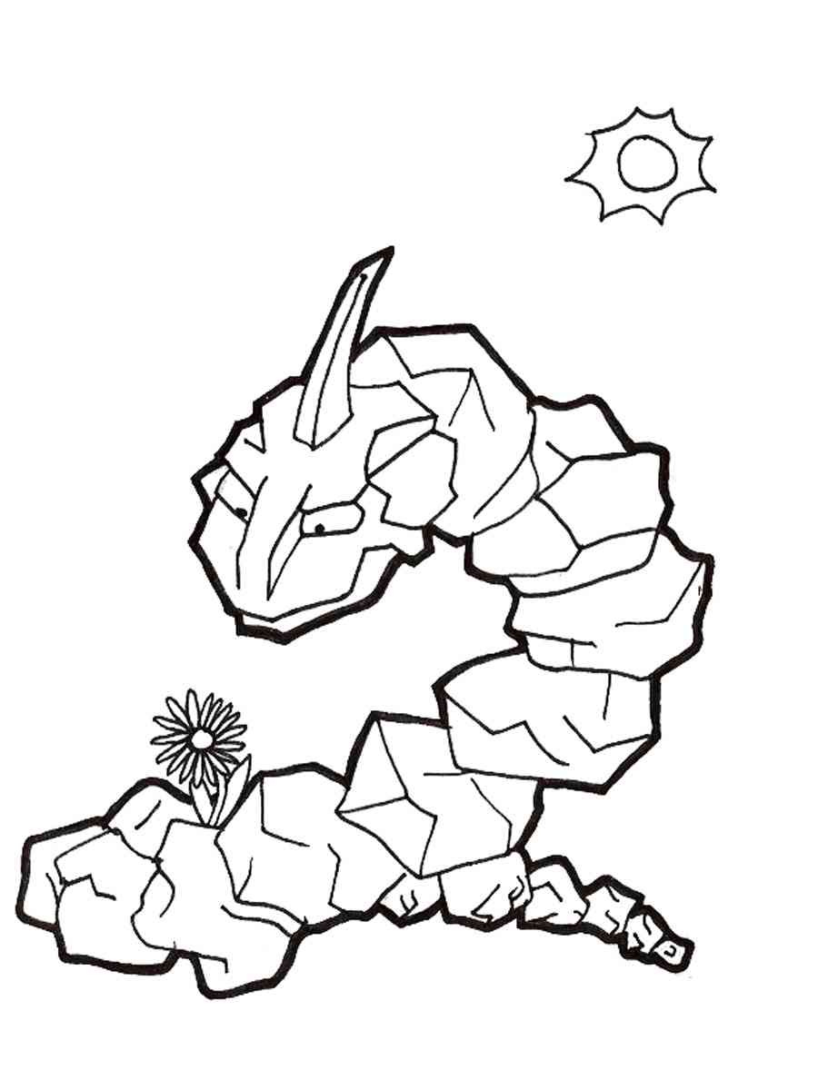 Onix pokemon coloring pages - Coloring pages 🎨