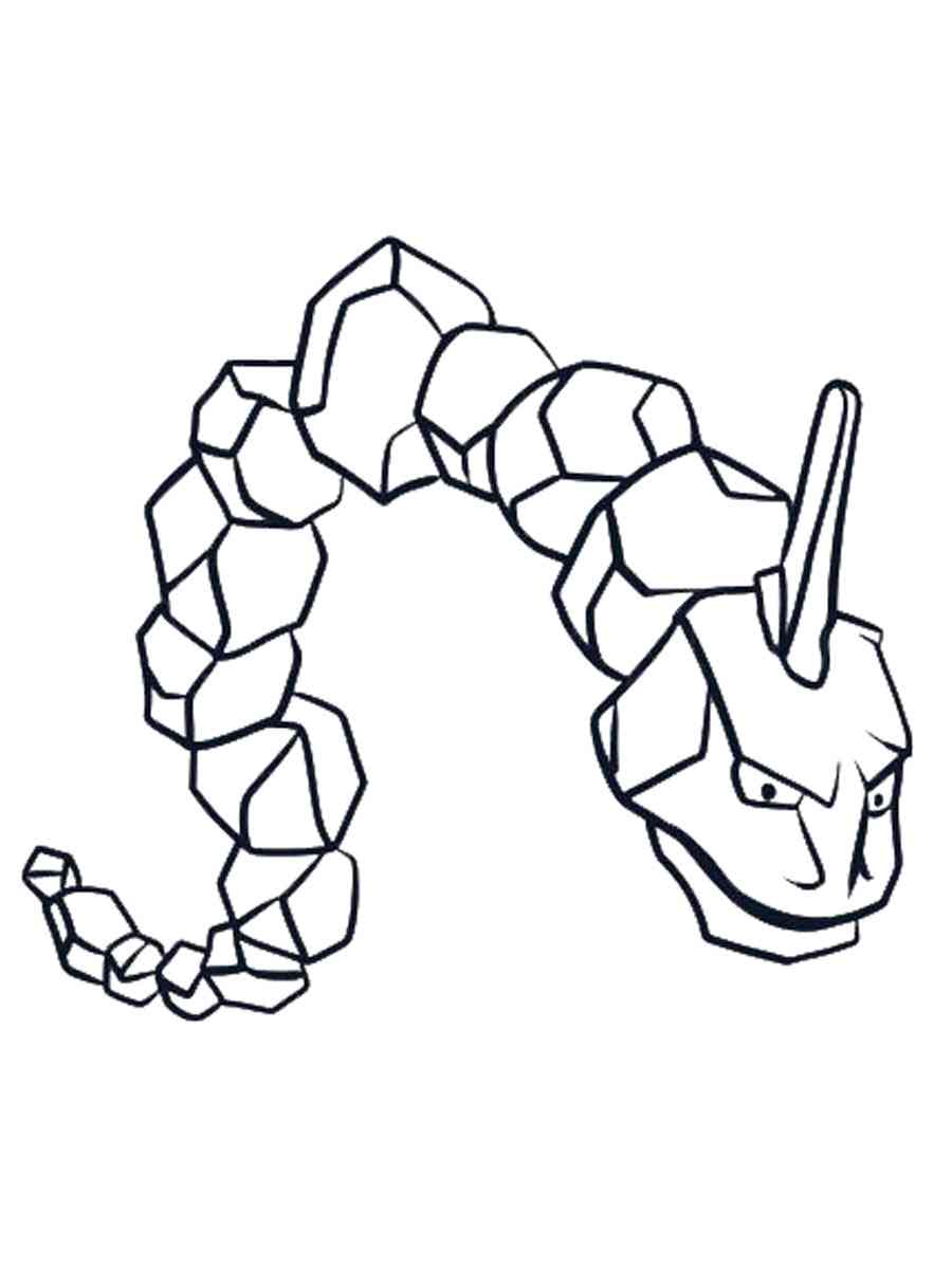 Onix coloring page 