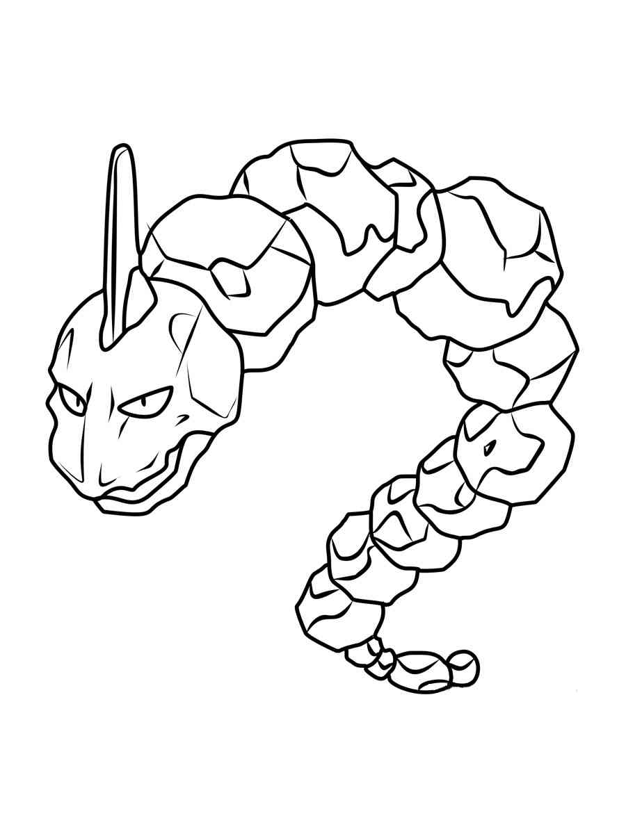 Onix coloring page 