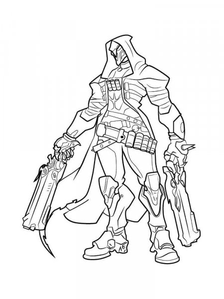 Overwatch Coloring Pages