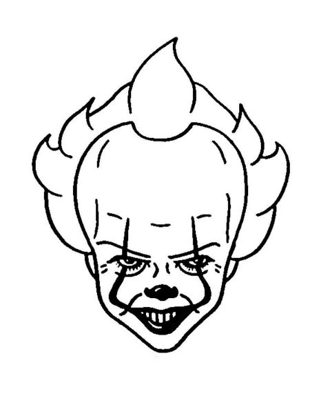 Pennywise coloring pages