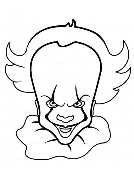 Pennywise coloring pages