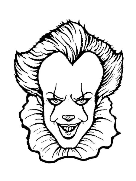 Pennywise coloring pages