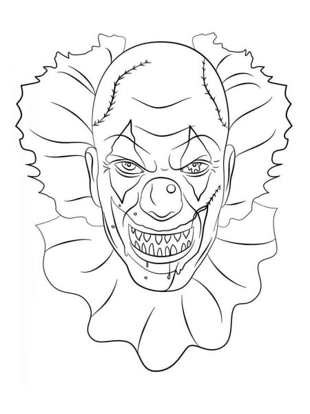 Pennywise coloring pages