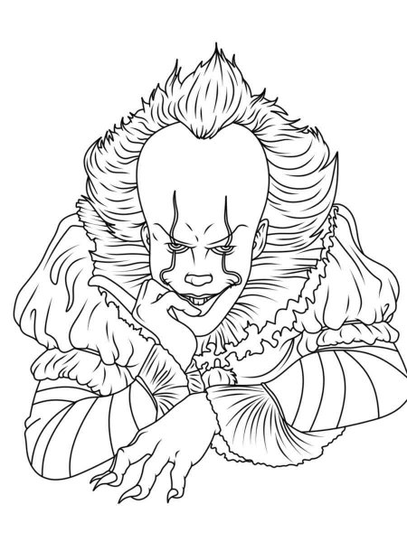 Pennywise coloring pages