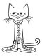 Pete the cat coloring pages