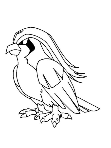 10 Classic Pokemon Coloring Pages Featuring Pidgeotto: Unleash Your Inner Artist