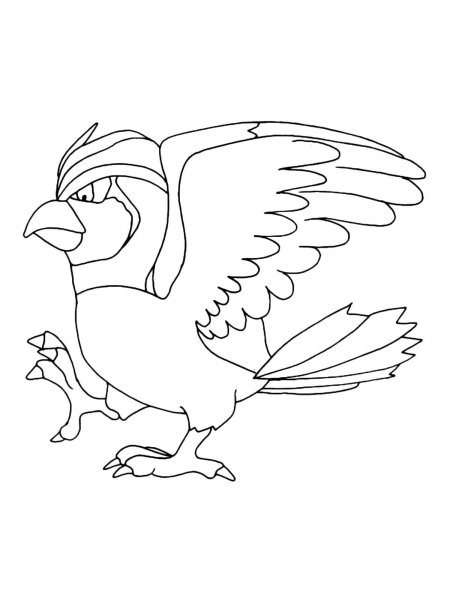 10 Classic Pokemon Coloring Pages Featuring Pidgeotto: Unleash Your Inner Artist