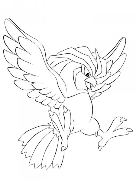 10 Classic Pokemon Coloring Pages Featuring Pidgeotto: Unleash Your Inner Artist