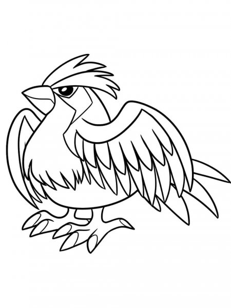 10 Adorable Pidgey Pokémon Coloring Pages for Kids