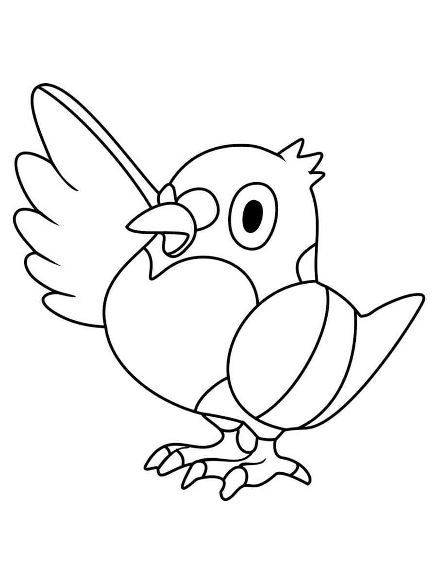 Pidove Pokemon coloring pages