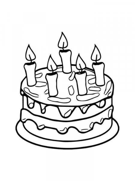 Pie coloring pages