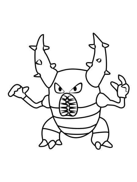 Pokemon Pinsir coloring pages - Free Printable
