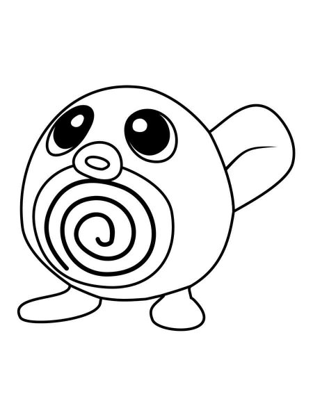 10 Adorable Poliwag Pokémon Coloring Pages to Print