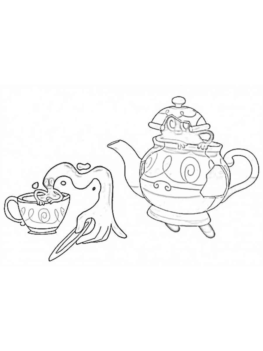 Polteageist Pokemon coloring pages