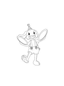 Bonzo Bunny Coloring Page