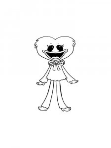 Mommy Long Legs Poppy Playtime Coloring Page