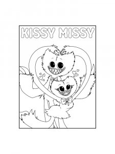 Sad Kissy Missy Coloring Page