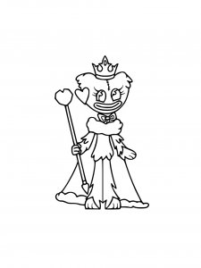 Poppy Girl Coloring Page