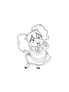 Kissy Missy Doll Coloring Page