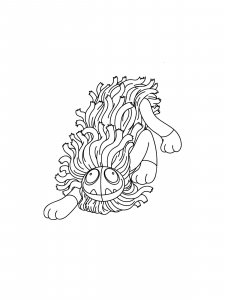 Boxy Boo Coloring Page