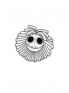 Yarnaby Poppy Playtime Coloring Page