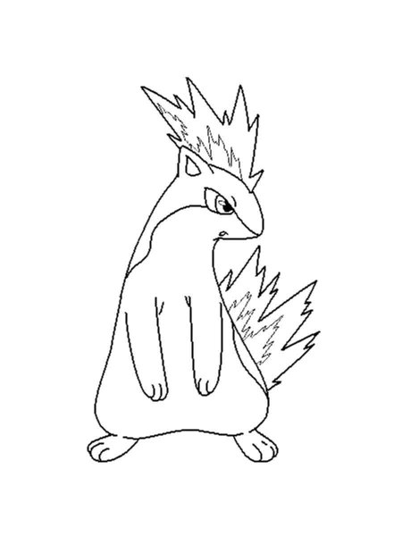 coloring pages quilava pokemon