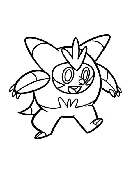 Quilladin Pokemon coloring pages