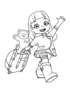 Rainbow Ruby coloring pages