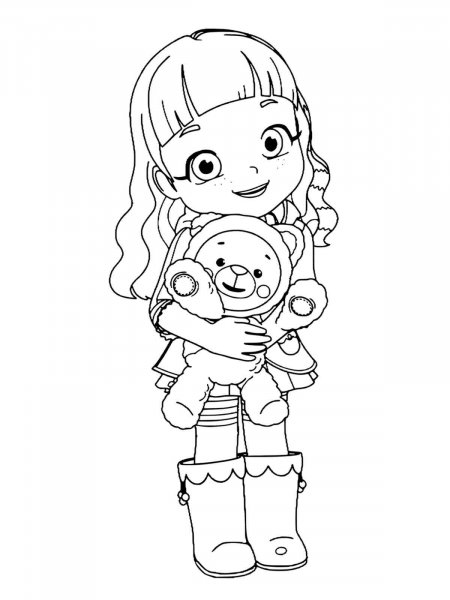 Rainbow Ruby coloring pages