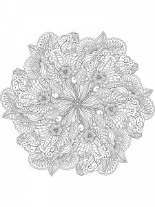 Relaxing Coloring Page 40