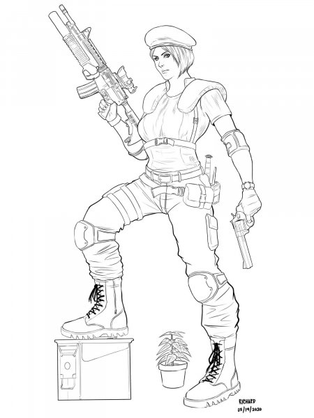 Resident Evil coloring pages