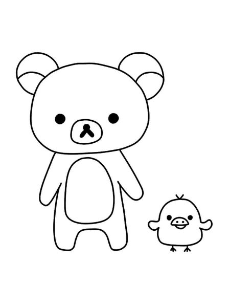 Rilakkuma coloring pages